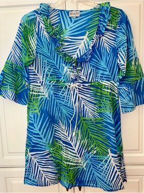 Mud Pie Palm coverup dress